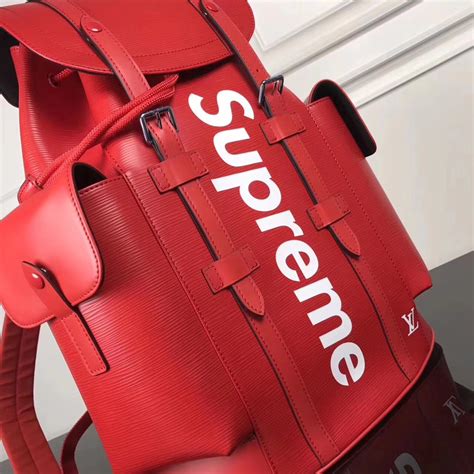 louis vuitton supreme backpack men.